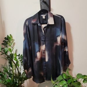SIZE M.  H&M Beautiful Multi Colour Blouse.